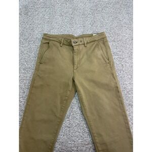 Rag & Bone Fit 2 Action Loopback Soft Chino Pants Mens 32x28 Beige Tan Preppy
